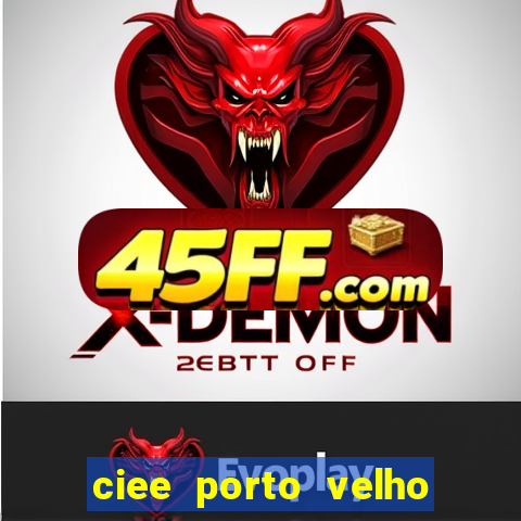 ciee porto velho menor aprendiz
